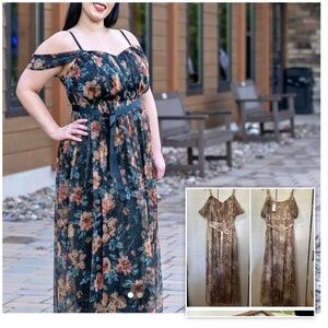 {NWT} CANDALITE womens floral dress